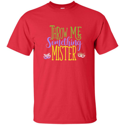 Throw Me Something Mister Mardi Gras T-shirt Red