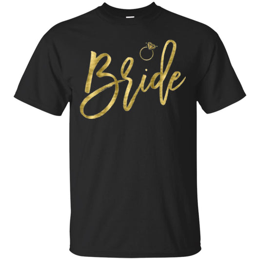 Bride Party With Ring T-shirt Black