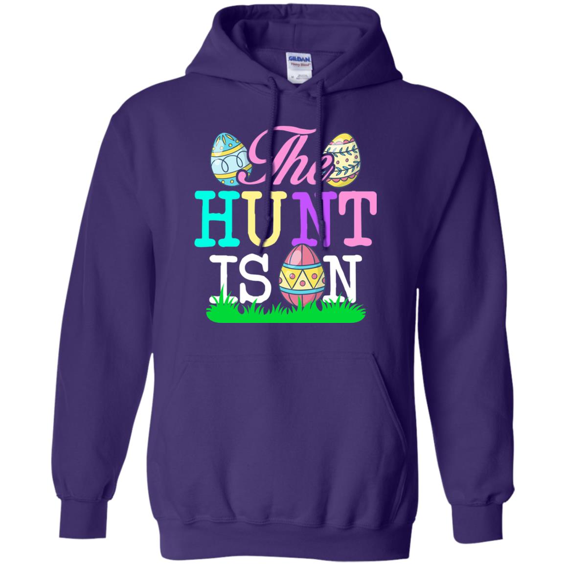 Easter Shirt The Hunt Is On Purple