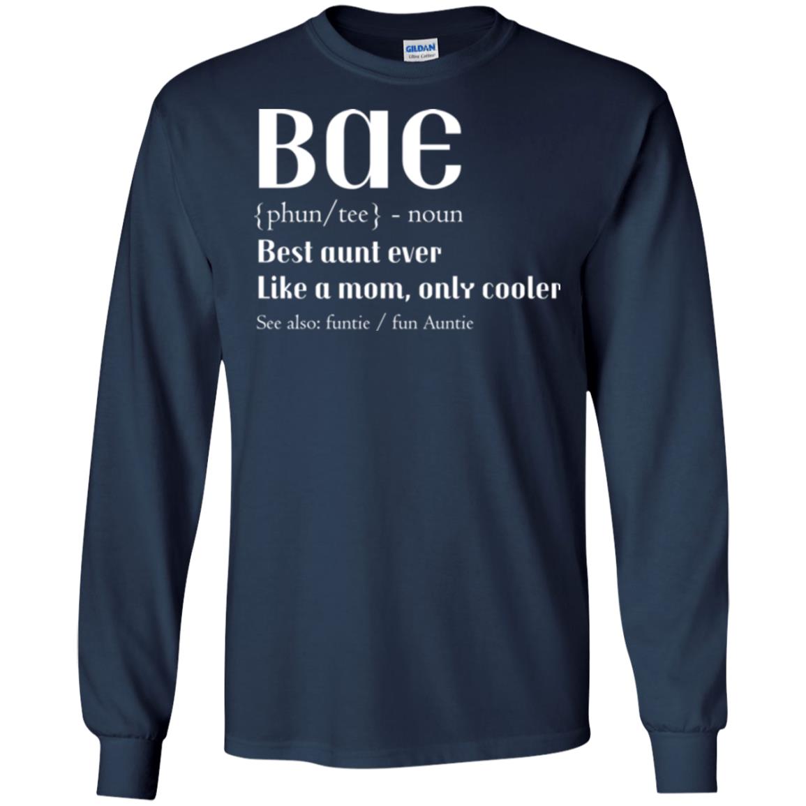 Bae Best Aunt Ever Shirt Navy