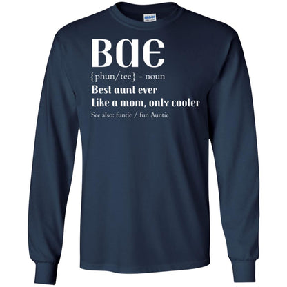Bae Best Aunt Ever Shirt Navy