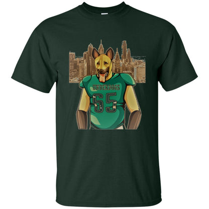 Dog Lover T-shirt Philly Fan Philadelphia Underdogs 2018 Game Day Forest Green