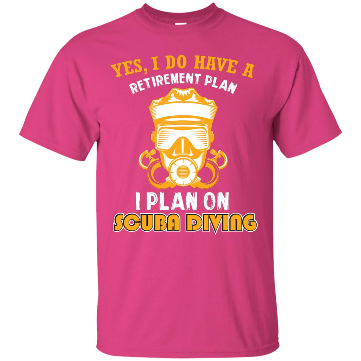 I Plan On Scuba Diving Gift Shirt For Retired Men Or Women Heliconia