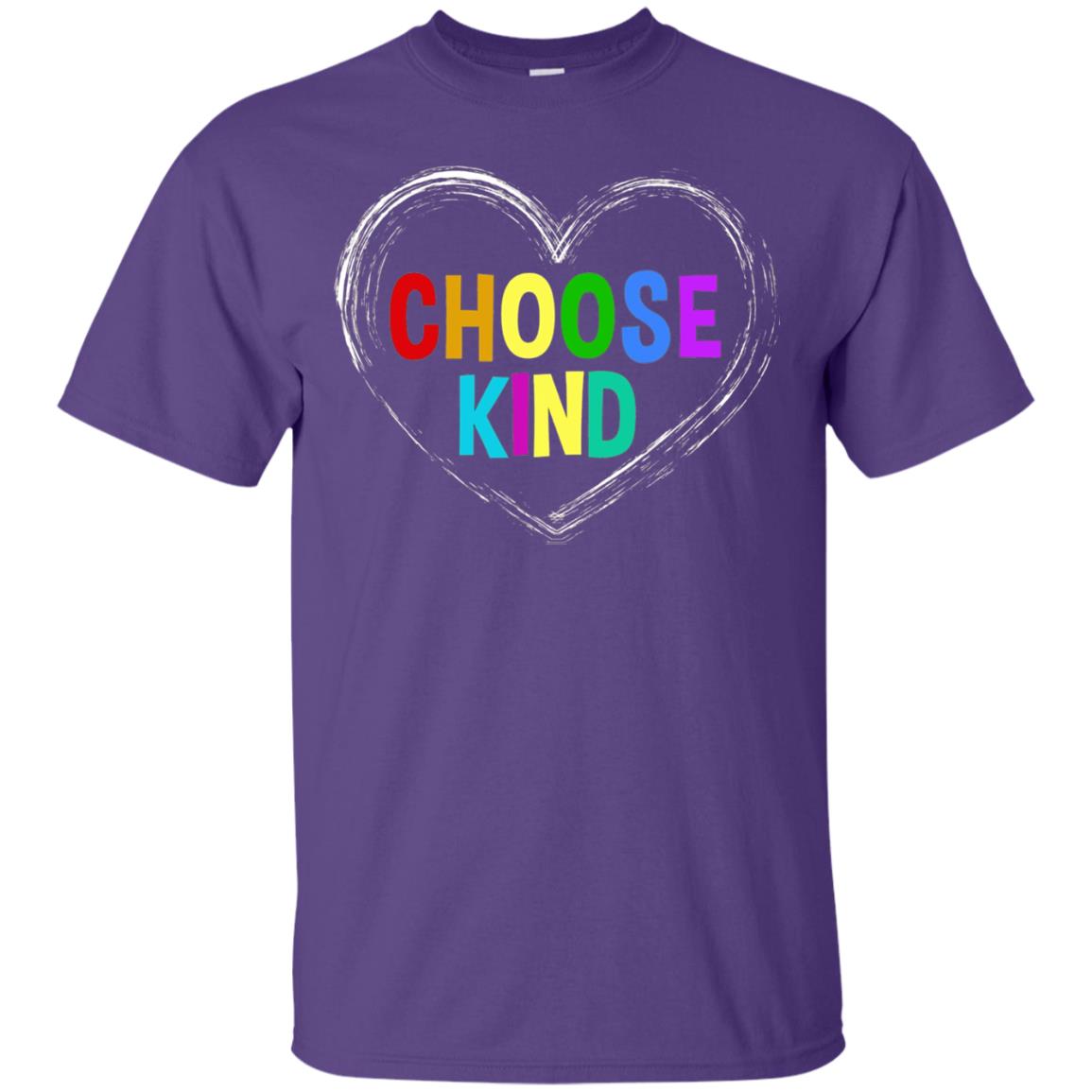 Choose Kind Anti Bullying T-shirt Purple