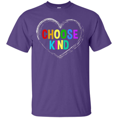 Choose Kind Anti Bullying T-shirt Purple