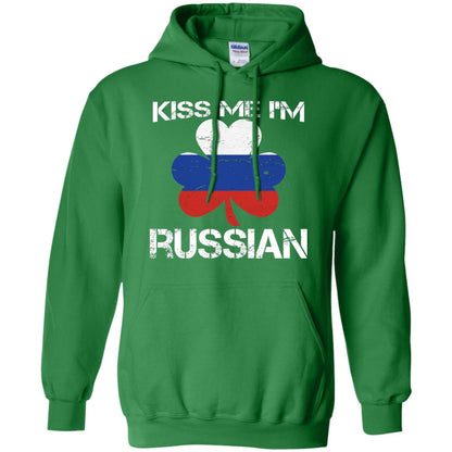Kiss Me Russian Distressed St. Patrick_s Day 2018 T-shirt Irish Green