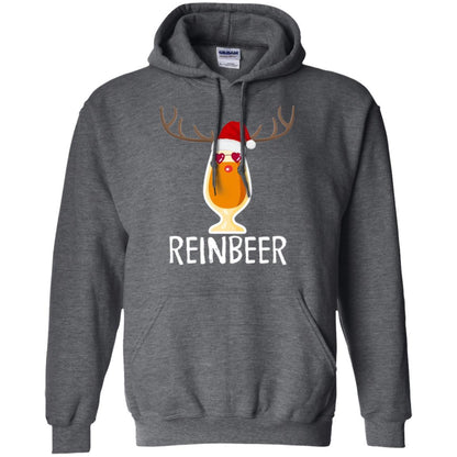 Beer Lover T-shirt Reinbeer Mery Christmas Dark Heather