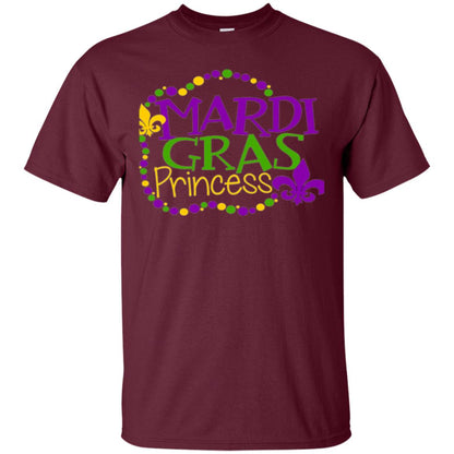 Mardi Gras Princess T-shirt Maroon