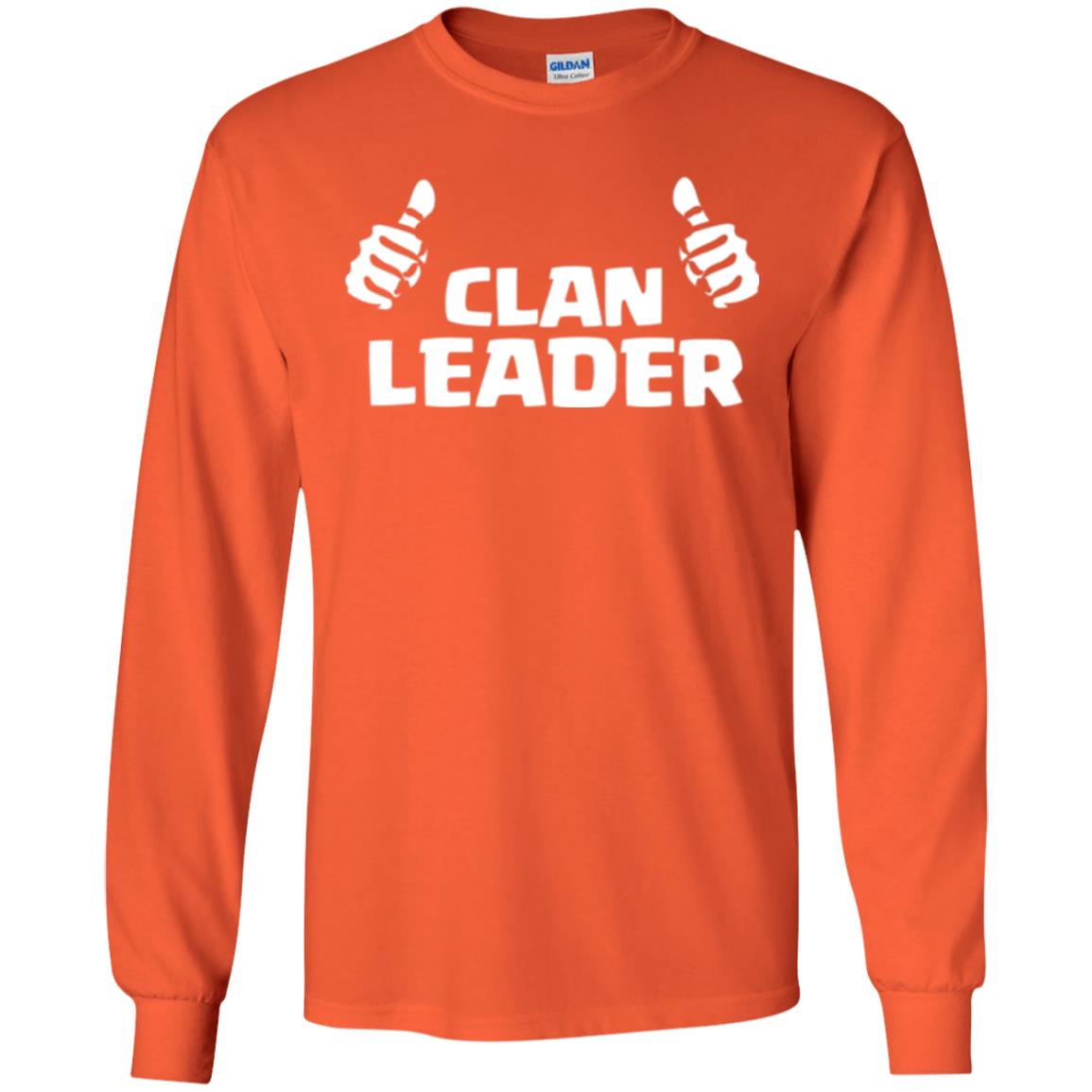 Mobile Gamers T-shirt Clan Leader Orange