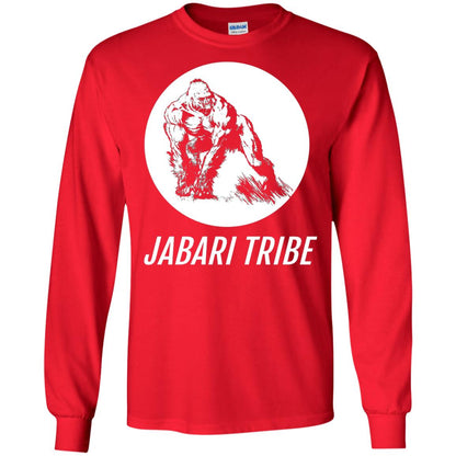 Jabari Tribe White Gorilla T-shirt Red