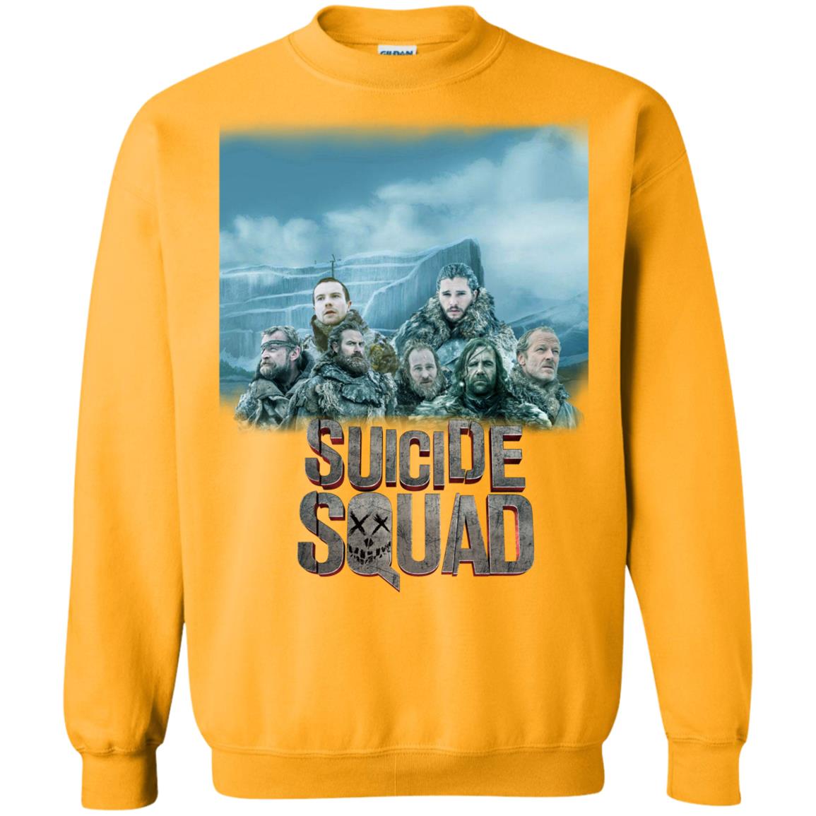 Suicide Squad Game Of Thrones Version T-shirt Gold