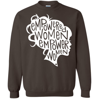 Feminist T-shirt Empowered Women Empower Woman Dark Chocolate