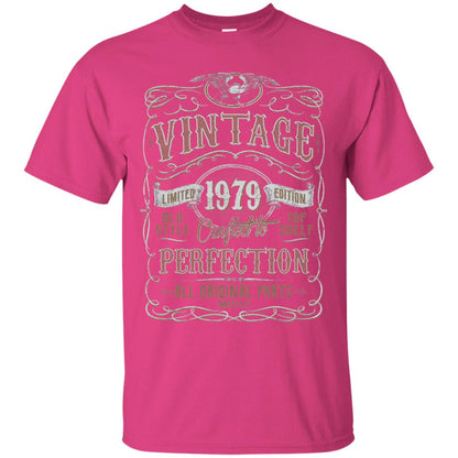 Vintage 1979 Birthday Gift Idea T-shirt Heliconia