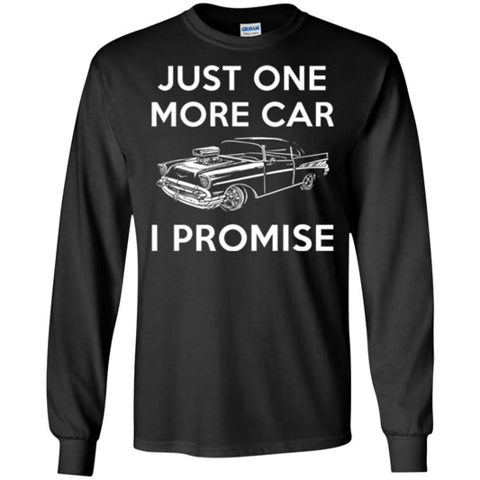 Car Lover T-shirt Just One More Car Black