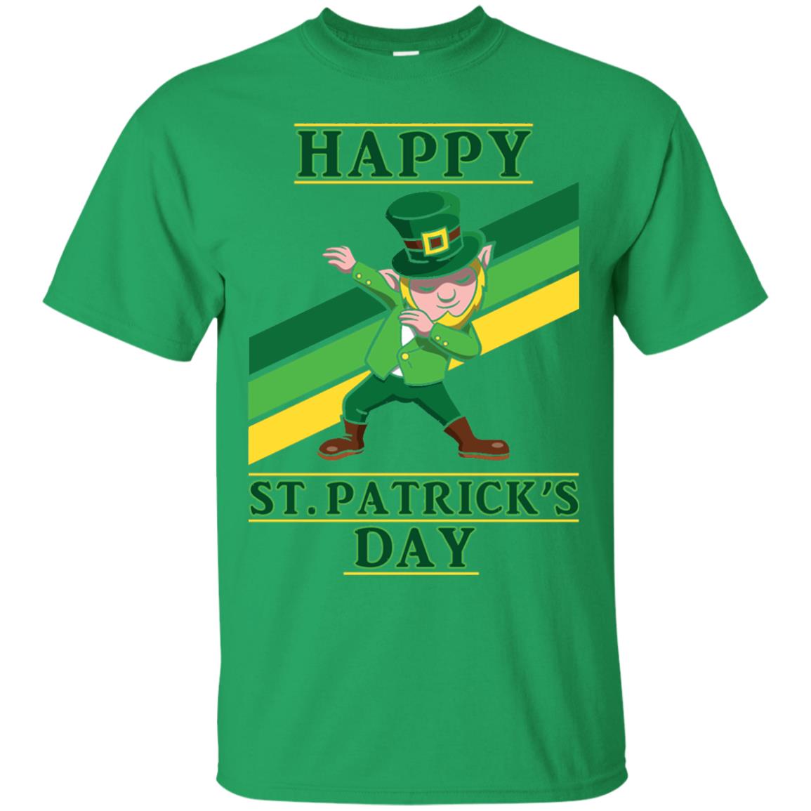 Dabbing Leprechaun Saint Patrick_s Day T-shirt Irish Green