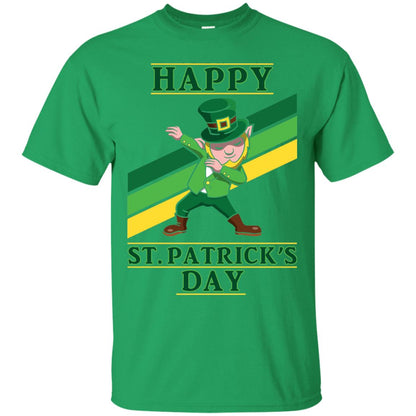 Dabbing Leprechaun Saint Patrick_s Day T-shirt Irish Green