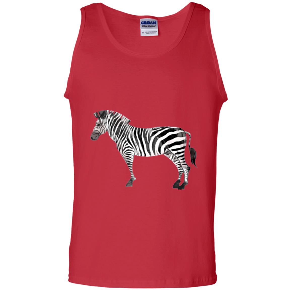 Awesome Zebra T-shirt Red