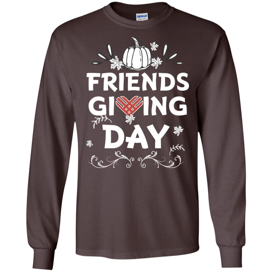 Friend Giving Day Shirt Dark Chocolate
