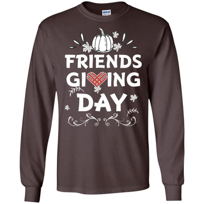 Friend Giving Day Shirt Dark Chocolate