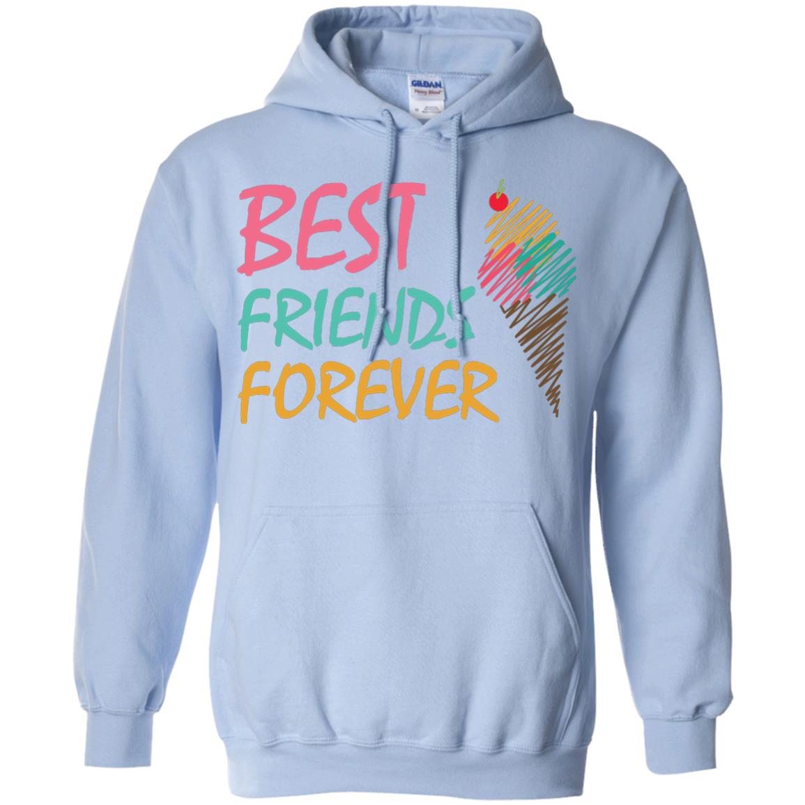 Best Friends Forever Ice Cream Lover T-shirt Light Blue