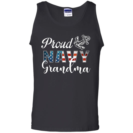Proud Navy Grandma Military Mama Shirt Black