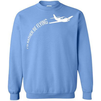 Airplane Pilot T-shirt I_d Rather Be Flying Carolina Blue