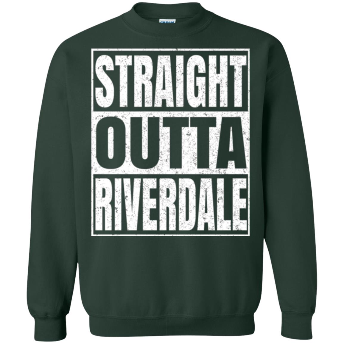United States T-shirt Straight Outta Riverdale Forest Green