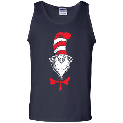 Dr. Seuss The Cat In The Hat Face T-shirt Navy