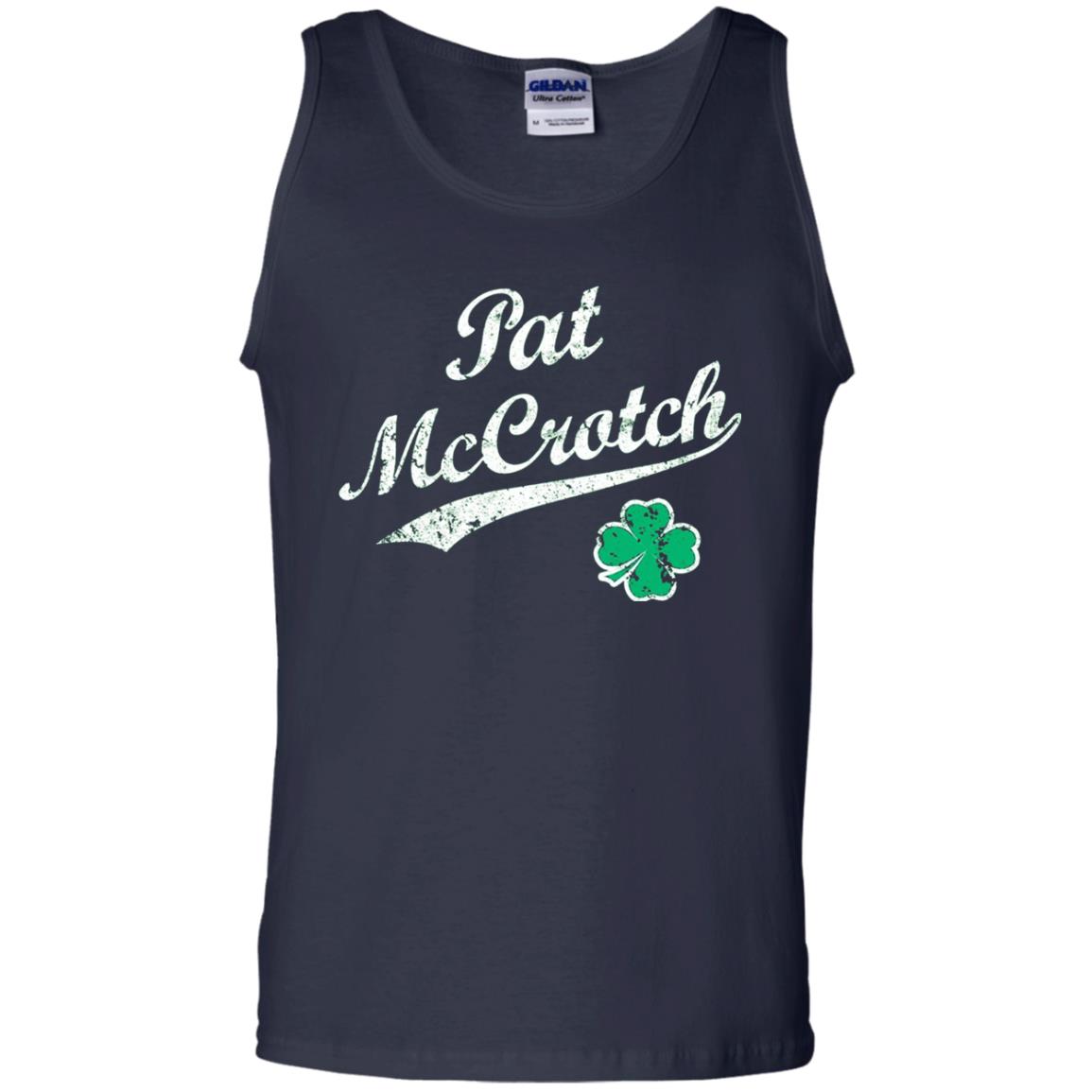 Pat Mccrotch Funny St Patricks Day T-shirt Navy