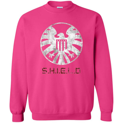 Film T-shirt Agents Of Shield Distressed Logo Graphic Heliconia