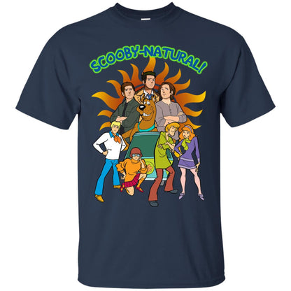 Scooby Natural Mystery Team Cartoon Shirt Navy