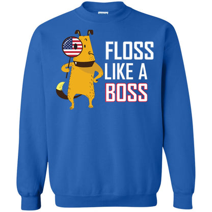 Floss Like A Boss Dog Shirt Royal