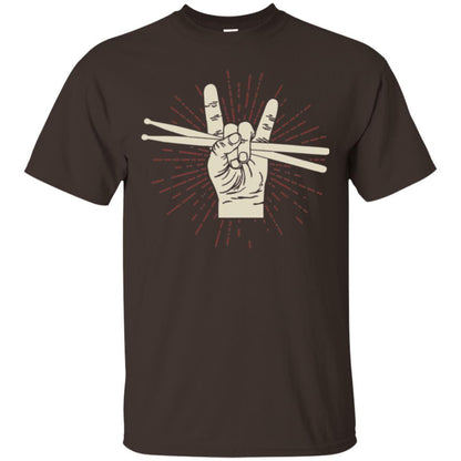 Drummer T-shirt Drumsticks Percussion Rock