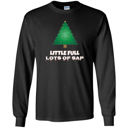 Christmas T-shirt Little Full Lots Of Sap Black