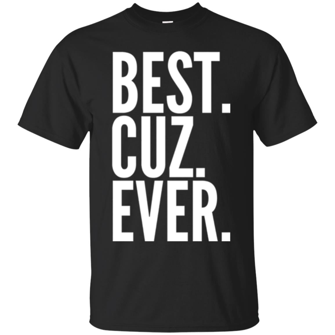 Cousin T-shirt Best Cuz Ever Black