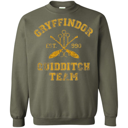 Gryffindor Quidditch Team T-shirt Military Green