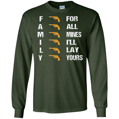 Family For Mines I'll Lay Yours Shirt Forest Green