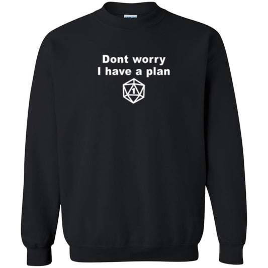 Gamer T-shirt Don_t Worry I Have A Plan Black