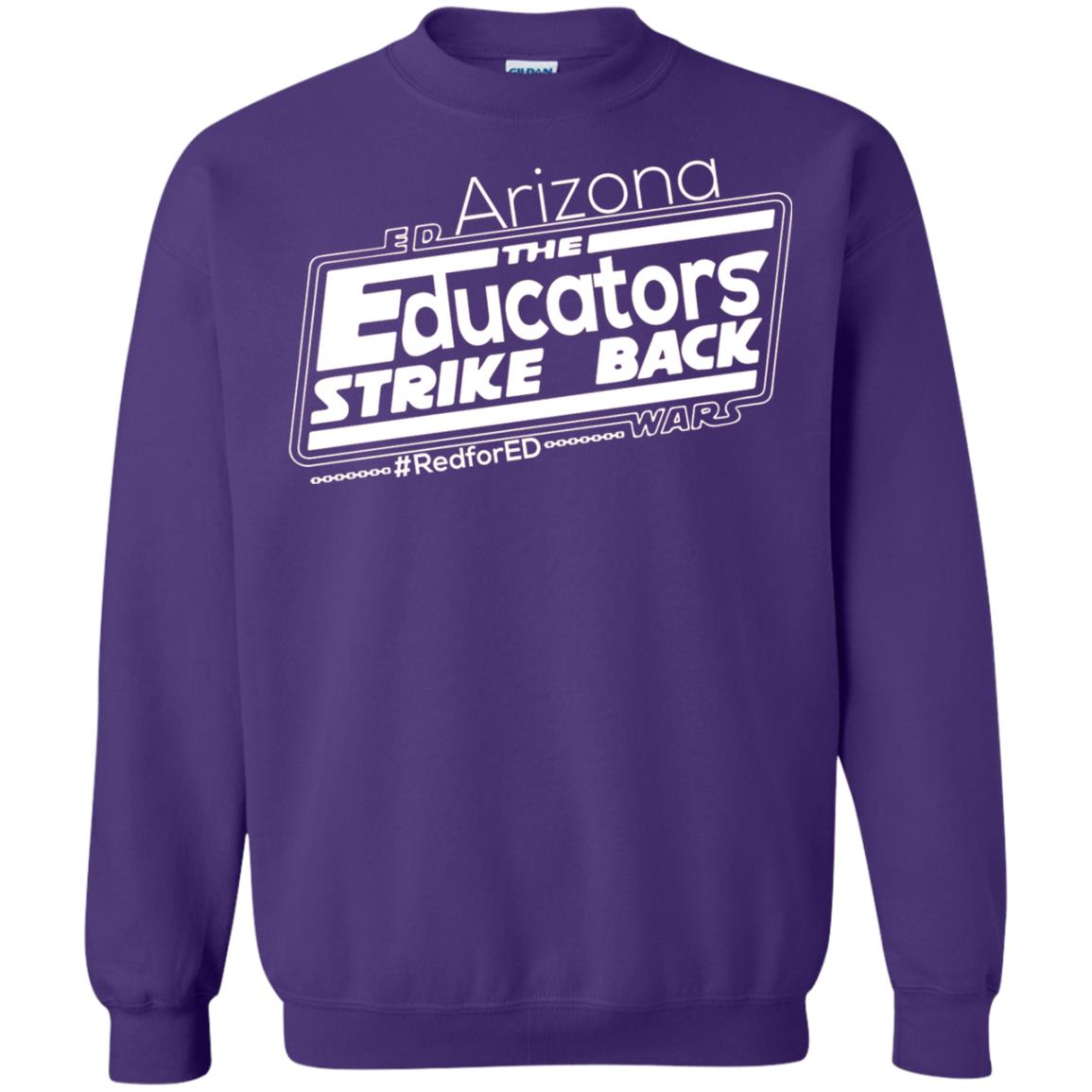 Arizona Teacher Tshirt Red For Ed Arizona The Educators Strike Back Purple