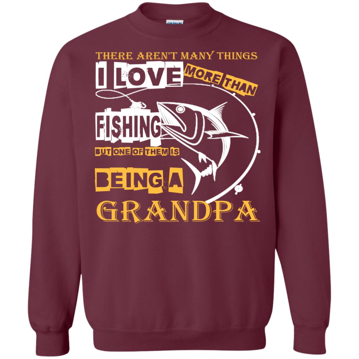 But One Of Them Is Being A Grandpa Papa T-shirt Maroon