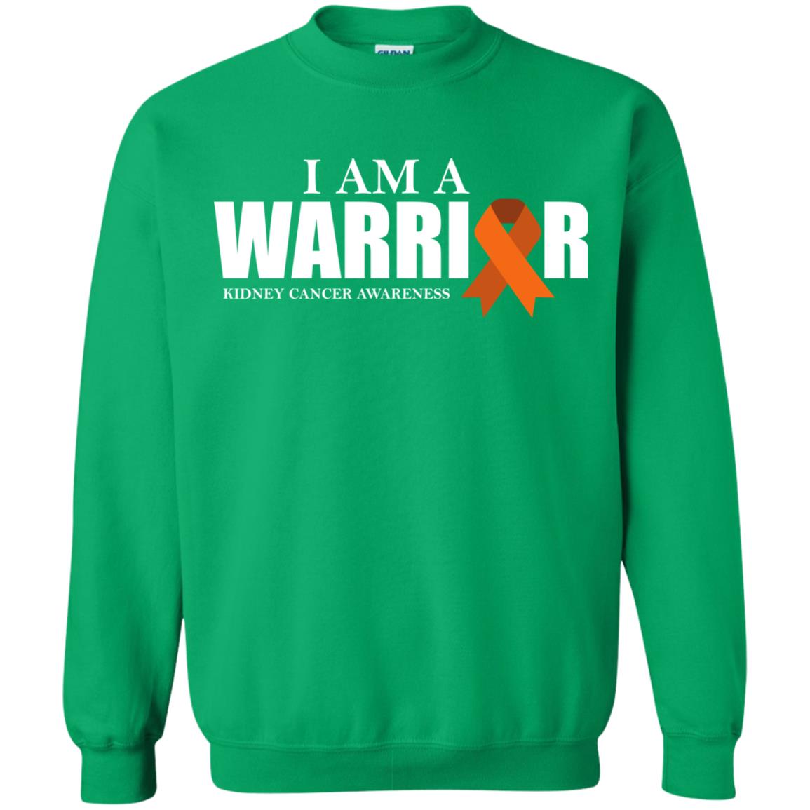 Kidney Cancer Awareness T-shirt I Am A Warrior Kidney Cancer Awareness Irish Green