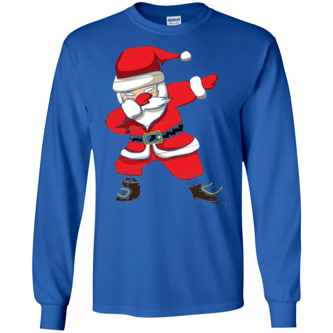 Christmas T-shirt Dabbing Santa Christmas T-shirt Royal