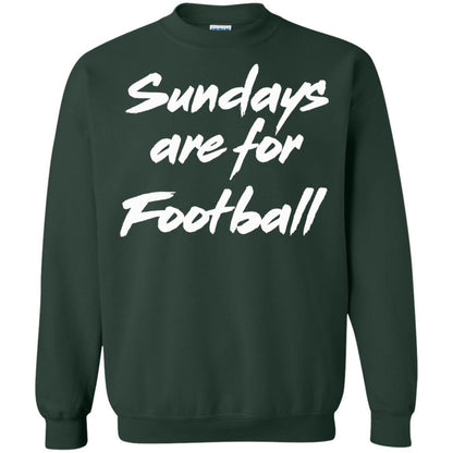 Football Lover T-shirt Sundays Are For Football Forest Green