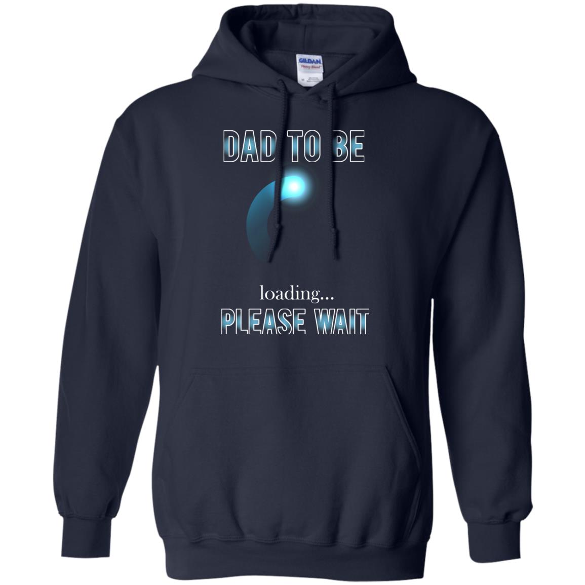 Daddy T-shirt Dad To Be Loading Please Wait Navy