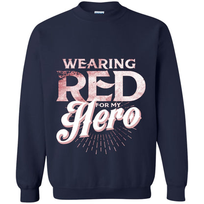 Wearing Red For My Hero Proud Us Army Shirt Navy