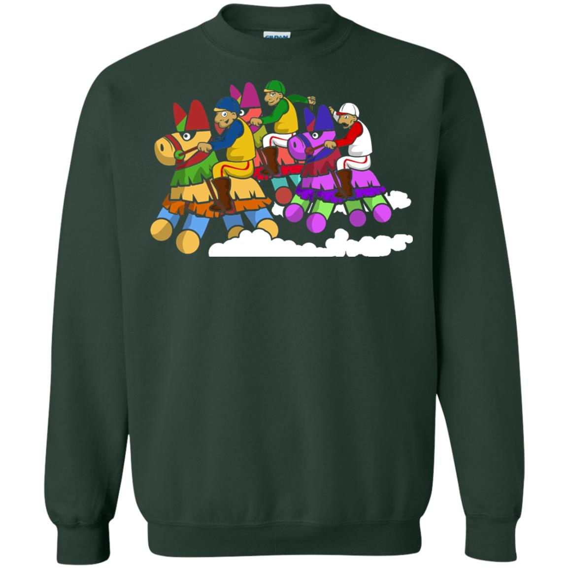Derby Party Pinata Jockeys Cinco De Mayo Horse Race Shirt Forest Green