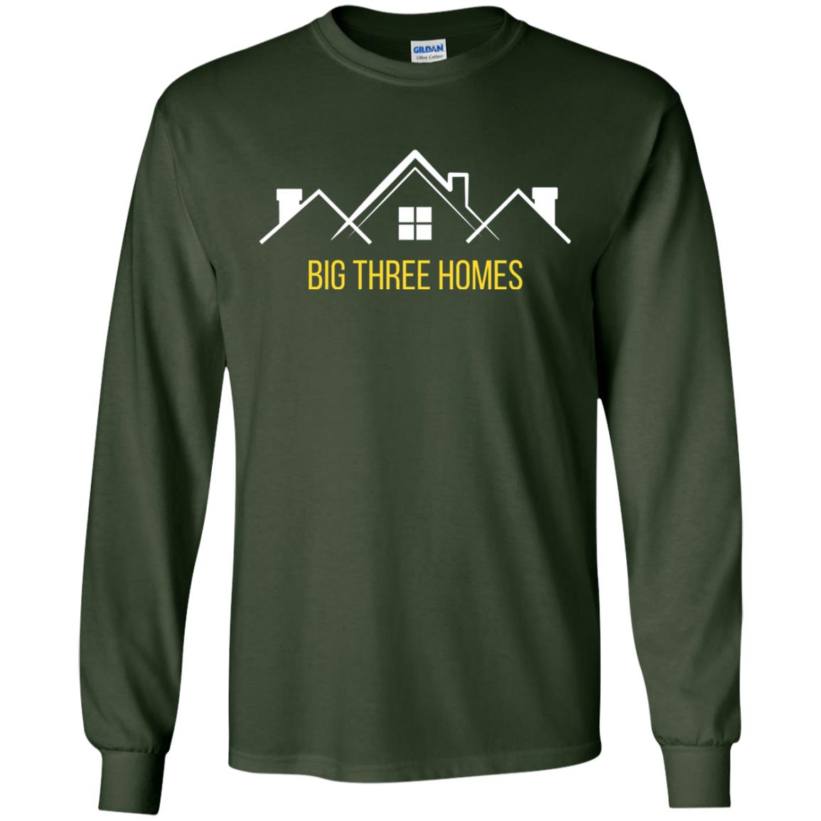 Big Three Homes Big Three Is Us Kevin Kate Randall T-shirt Forest Green
