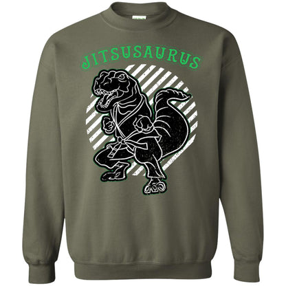 Jitsusaurus Jujutsu Saurus Shirt Military Green