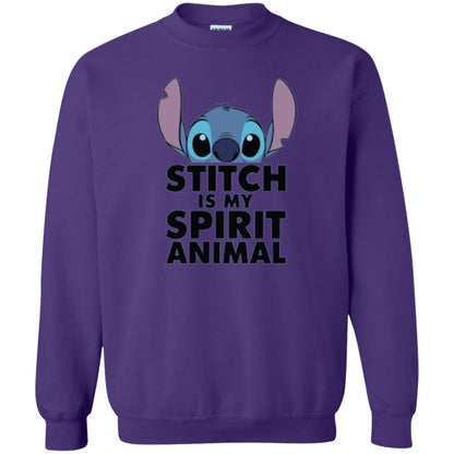 Disney Stitch Is My Spirit Animal T-shirt Purple
