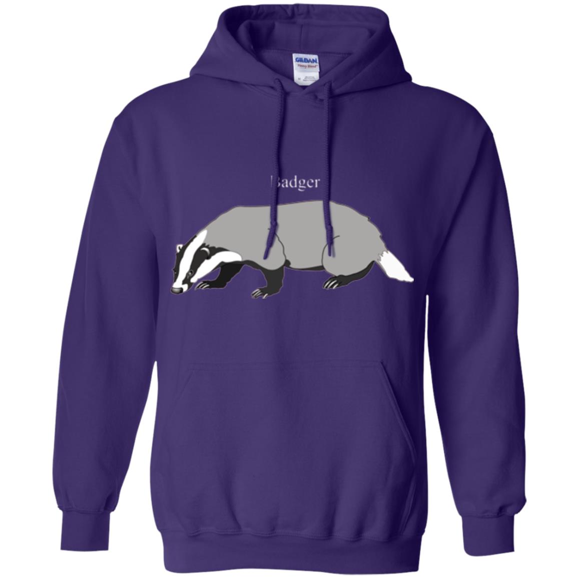 Fierce Badger T-shirt Purple